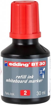 Чернила для маркеров BT-30-2 Edding для E-250/361/365, 30 мл, в бутылочках с пипеткой, красные
