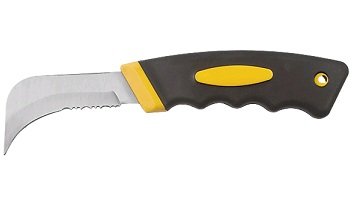 Нож для напольных покрытий, нерж.сталь, прорезиненная ручка