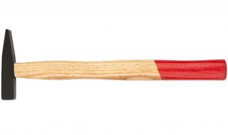 Молоток слесарный, деревянная ручка, "Оптима", 100 гр.