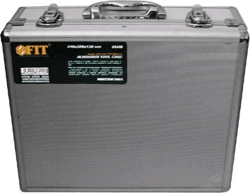 Ящик-чемодан для инструмента алюмин. 34x28x12 см серебристый