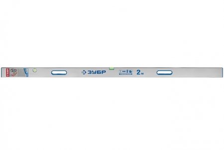 Правило-уровень с ручками ППУ-Р, 2.0 м, ЗУБР Профессионал 1075-2.0