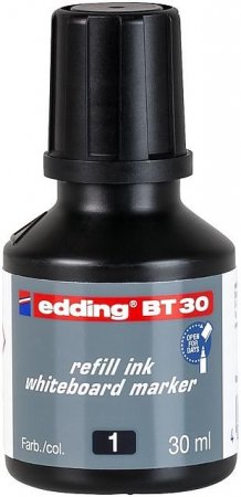 Чернила для маркеров BT-30-1 Edding для E-250/361/365, 30 мл, в бутылочках с пипеткой, черные