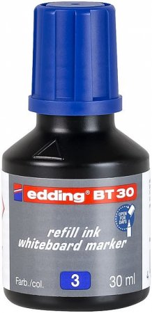 Чернила для маркеров BT-30-3 Edding для E-250/361/365, 30 мл, в бутылочках с пипеткой, синие