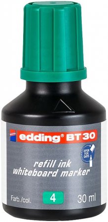 Чернила для маркеров BT-30-4 Edding для E-250/361/365, 30 мл, в бутылочках с пипеткой, зеленые