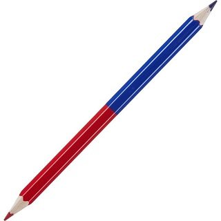 Карандаш двухцветный Koh-I-Noor красный/синий шестигранный (грифель 2.8мм)