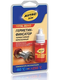 Герметик-фиксатор термостойкий неразъемный, блистер 6 мл ASTROhim