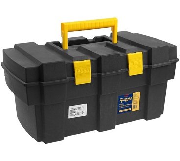 Ящик для инструмента ТУНДРА, 20", 520 х 280 х 250 мм, пластиковый, подвижный лоток