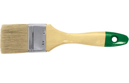 Кисть флейцевая "Хард" натуральная светлая щетина дерев. ручка art 3077 2" (50 мм) IT
