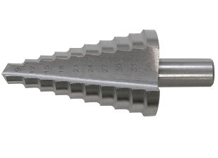 Сверло ступенчатое HSS по металлу, 9 ступеней, 9-36 мм