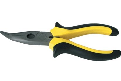 Серия Стайл Утконосы, двухцветная черно-желтая прорезиненная ручка, усиленная сталь, молибде 200 мм