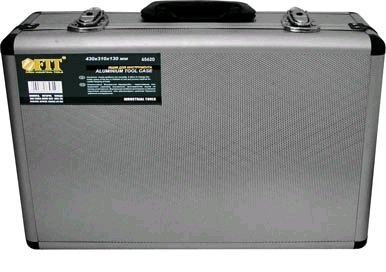 Ящик-чемодан для инструмента алюмин. 43х31х13 см серебристый