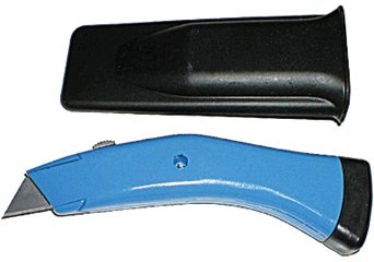 Нож для линолеума Профи усиленный "Дельфин" серый (в чехле)