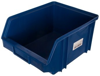 Ящик пластиковый серии 7000 290х230х150, цвет синий.