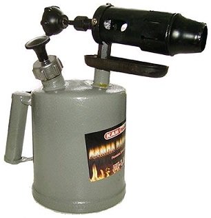 Лампа паяльная ЛП-1.5 с клапаном для подачи KAM-TOOLS