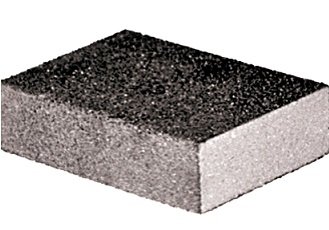 Губка шлифовальная алюминий-оксидная, 100х70х25мм, средняя жесткость Р60/Р100