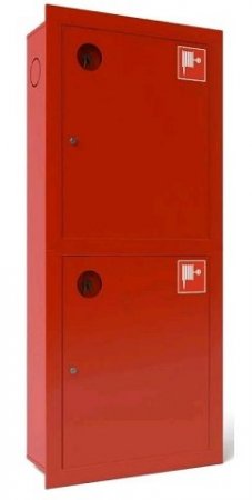 Шкаф ШПК-320 ВЗК (встроенный, закрытый, красный) 540х1300х230мм без окна