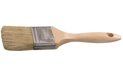 Кисть плоская STAYER "UNIVERSAL-LUX", светлая натуральная щетина, деревянная ручка, 63мм