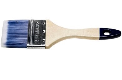 Кисть плоская STAYER "AQUA-STANDARD", искусственная щетина, деревянная ручка, 75мм