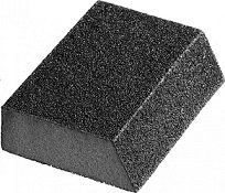 Губка шлифовальная STAYER "MASTER" угловая, зерно - оксид алюминия, Р120, 100 x 68 x 42 x 26 мм, сре