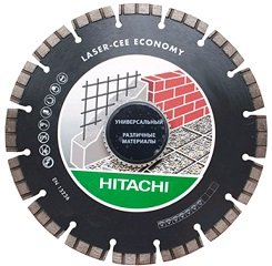 Диск алмазный отрезной Hitachi 125х2,2х22,2 CEE-10; сегментир., универсальный