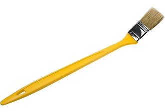 Кисть радиаторная STAYER "UNIVERSAL-MASTER", светлая натуральная щетина, пластмассовая ручка, 25мм