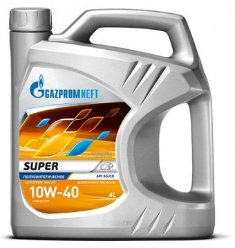 Масло моторное Gazpromneft Super 10W-40 API SG/CD (4 л)