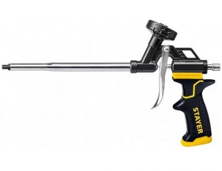 Профессиональный пистолет для монтажной пены STAYER HERCULES, с тефлоновым покрытием корпуса и сопла, 06861_Z03